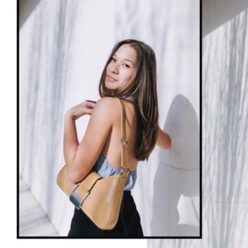 GUESS y2k tan shoulder bag